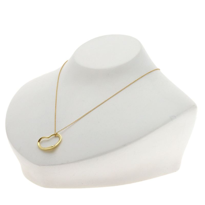 Tiffany & Co Open Heart Necklace 18K Yellow Gold