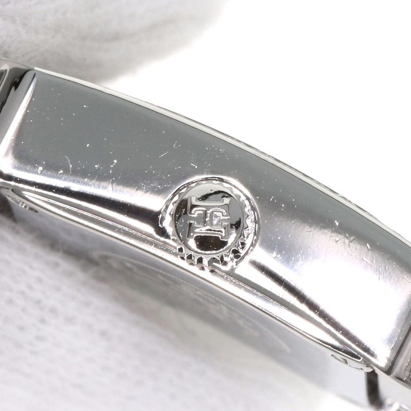 Hermes Watch Mini Diamond SS White Shell