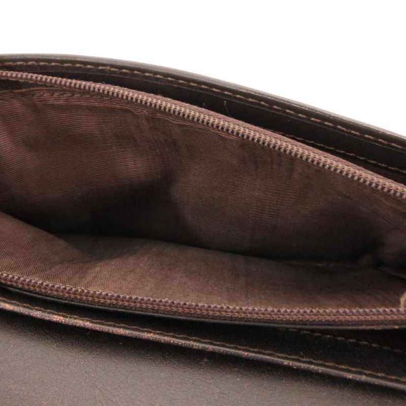 Celine Macadam Pattern Wallet Bifold Brown All Over Logo