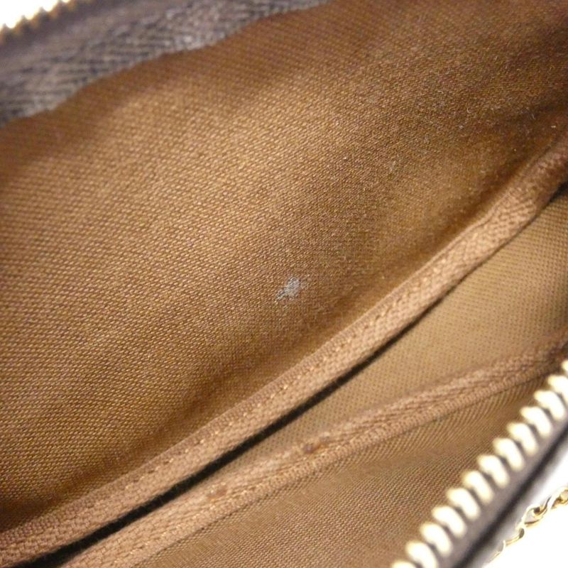 Louis Vuitton Monogram Mini Pochette Pouch Marron