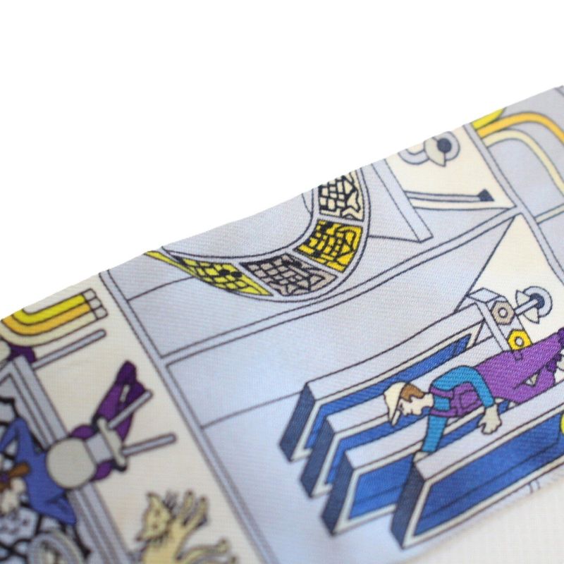Hermes Twilly Maison de Carre Silk Blue