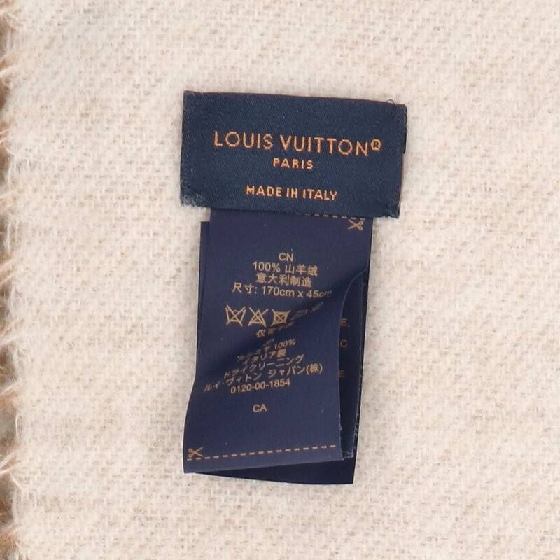 Louis Vuitton Reykjavik Gradient Cashmere Scarf Brown Beige