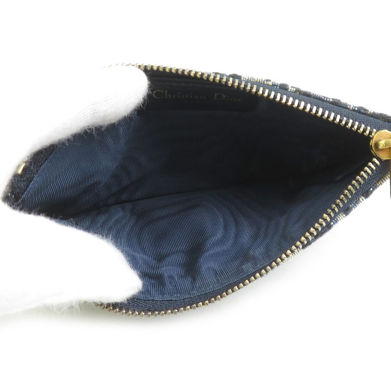 Dior Chain Wallet Oak Oblique