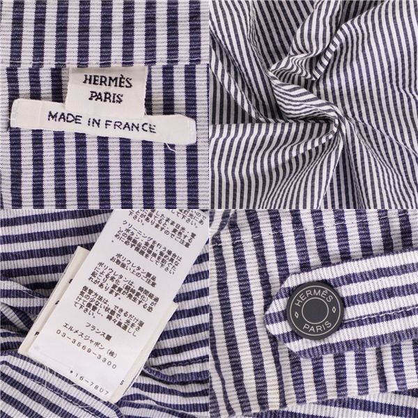 Hermes Jacket Zip Up Stripe Co