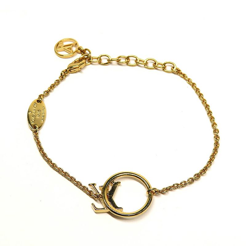 Louis Vuitton LV Eclipse Bracelet Round Circle Gold
