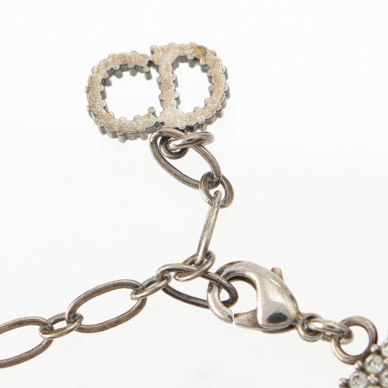 Dior J'adior Rhinestone Choker Necklace Black