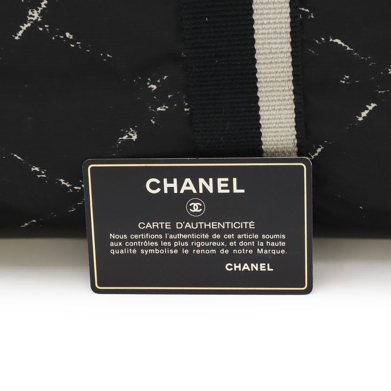 Chanel Travel Nylon Black Red