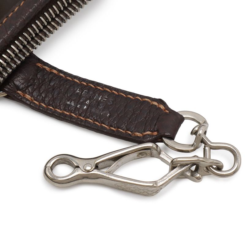 Hermes Trim 35 Shoulder Bag Buffalo Amazonia Dark Brown