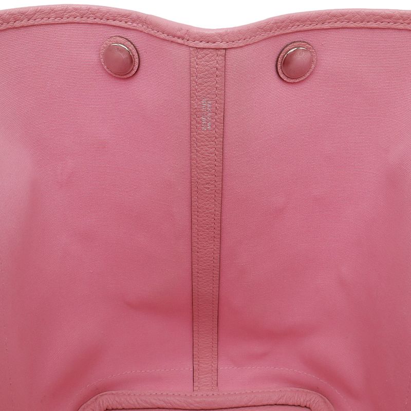 Hermes Garden Shoulder Tote Semi Toile Officier