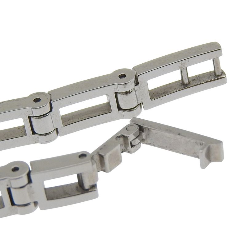 Gucci Stainless Steel Quartz Analog Display Black Dial Watch