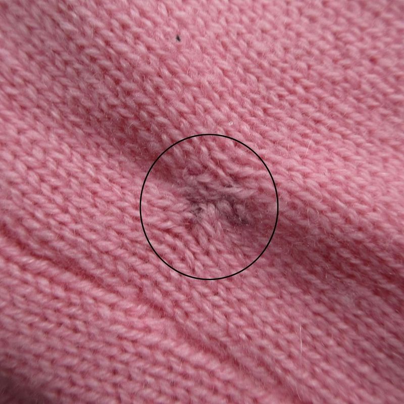 Louis Vuitton Cashmere Driver's Knit Jacket Pink XS