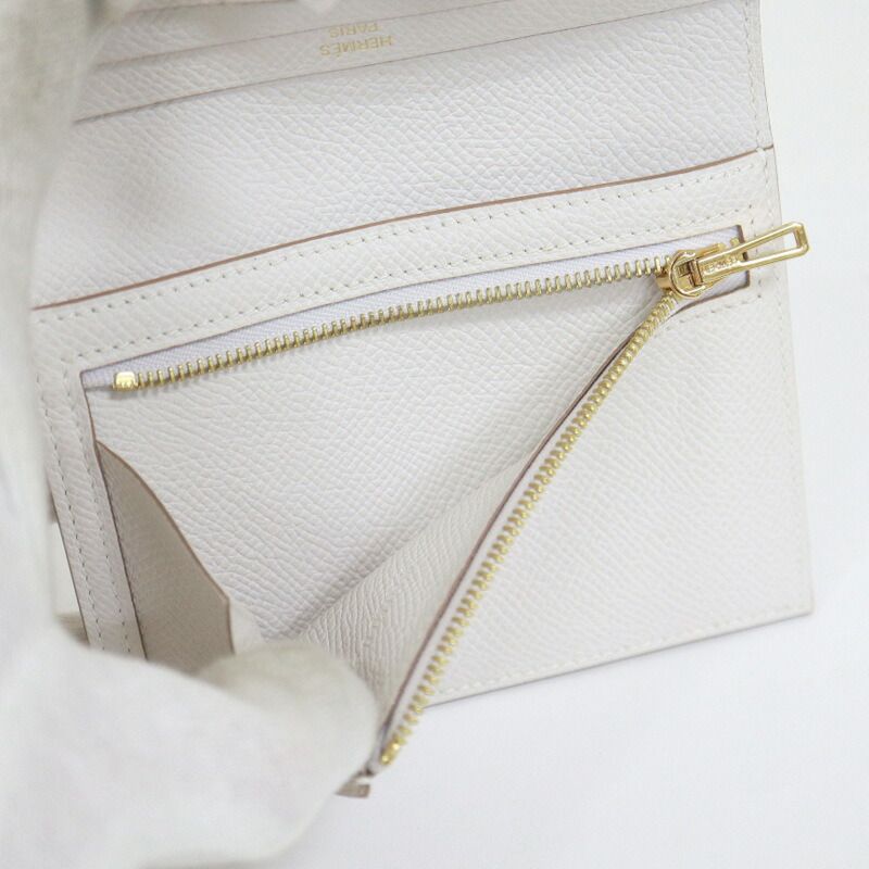 Hermes Bearn Compact Bifold Wallet Epsom Cles Gold :cles