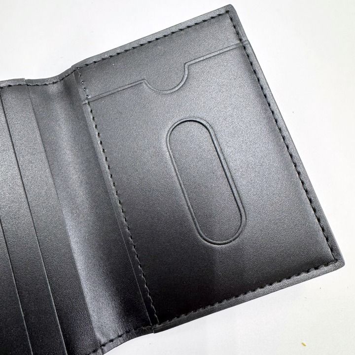Goyard Saint Marc Card Case Leather Black Brown White