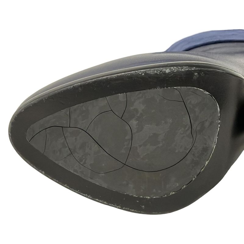 Dior Long Boots 36 Dark Navy Leather