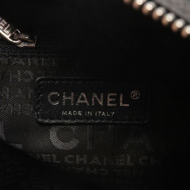 Chanel Handbag Leather Black