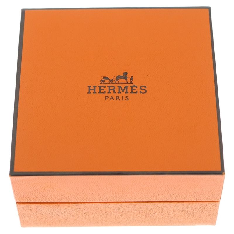 Hermes Exlibris Earrings Silver Coin
