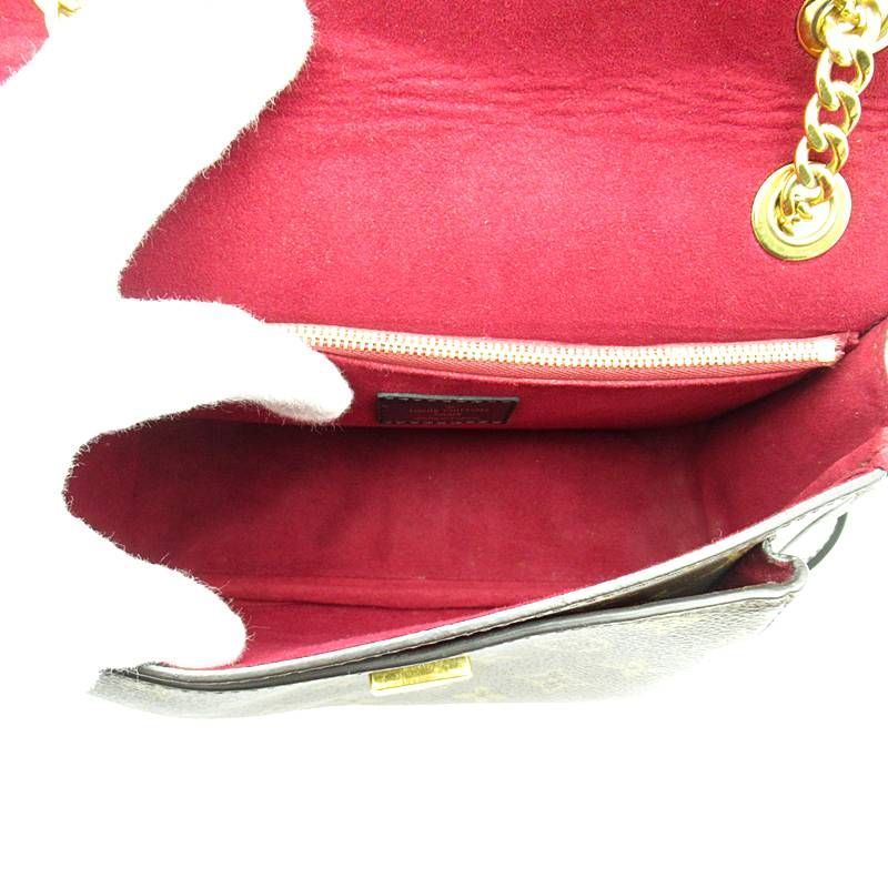 Louis Vuitton Passi Monogram Shoulder Bag Brown