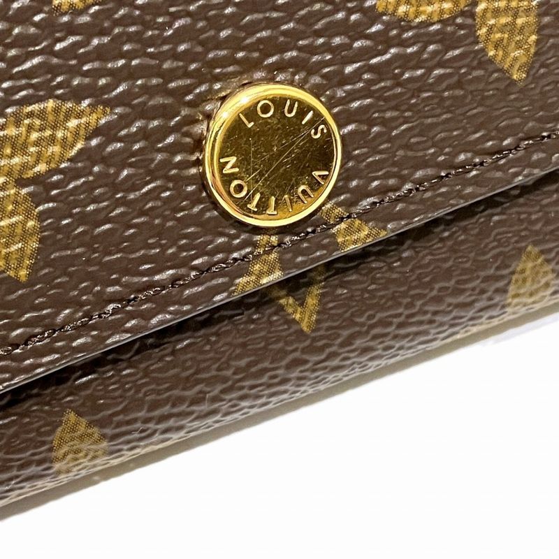 Louis Vuitton Multicles 6 Monogram Key Case Canvas Key Holder