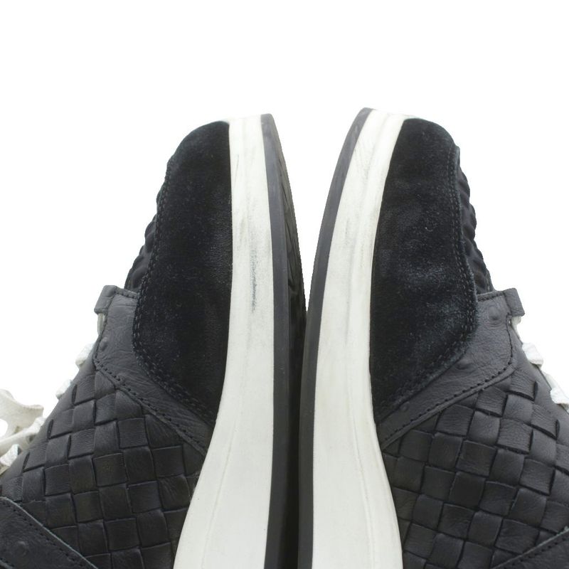 Bottega Veneta Sneakers Shoes Leather 37.5 Black