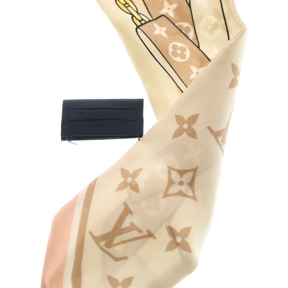 Louis Vuitton Bandeau BB Silk Scarf Beige — view 6