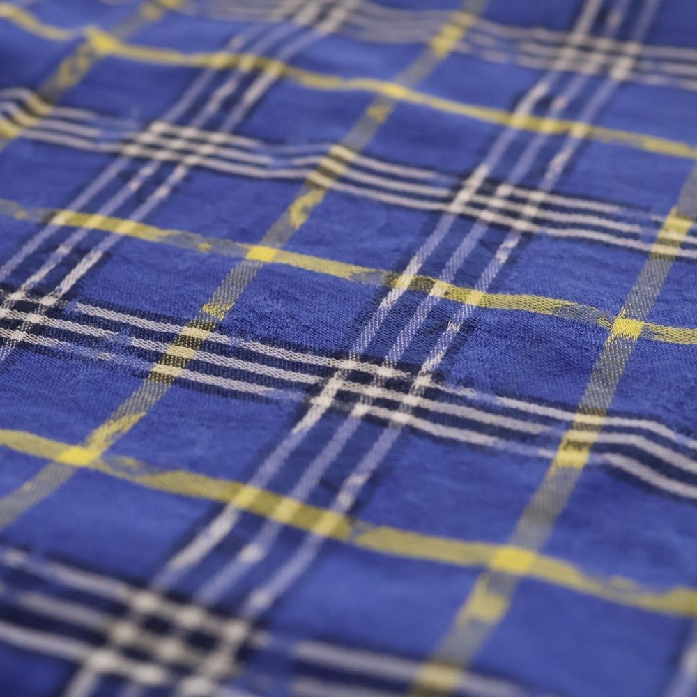 Louis Vuitton Monogram Plaid Shawl Blue — view 6