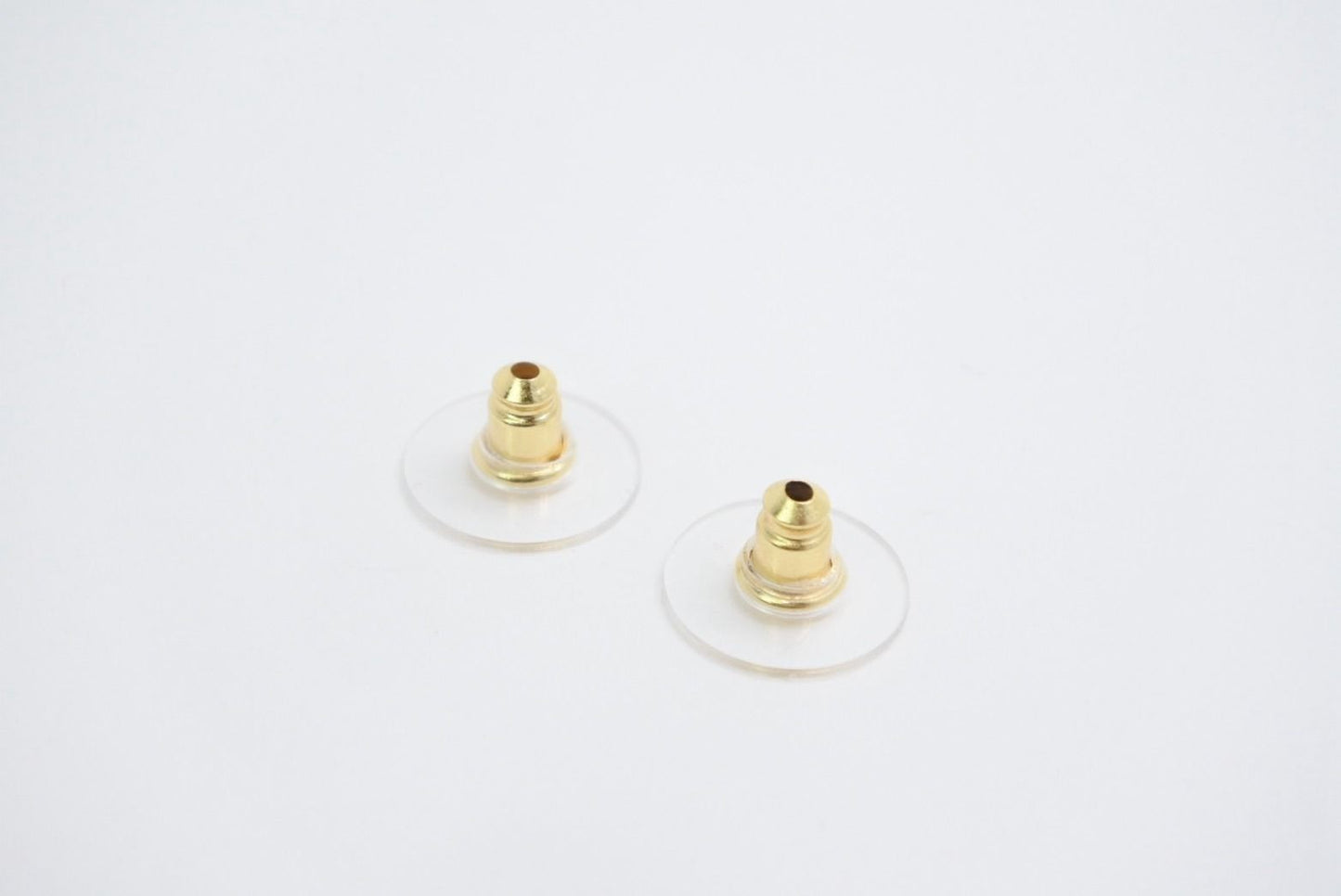 Chanel CC Logo Gold Glitter Earrings Metal — view 8