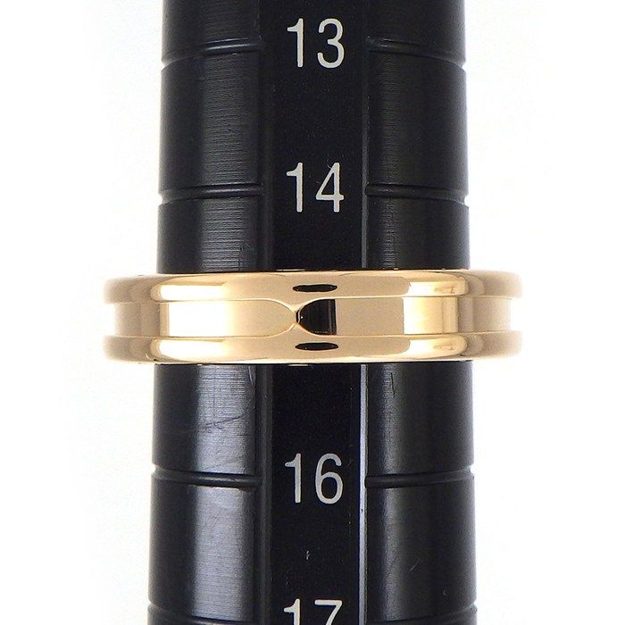 Bvlgari Ring B-zero One XS Band Logo 18K Pink Gold — view 6