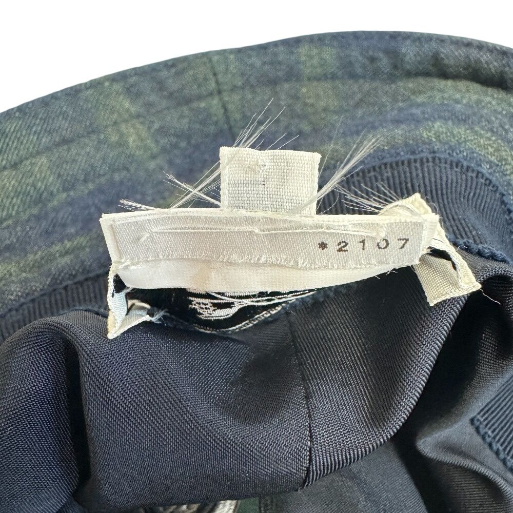 Hermes Bucket Hat Green Navy — view 8