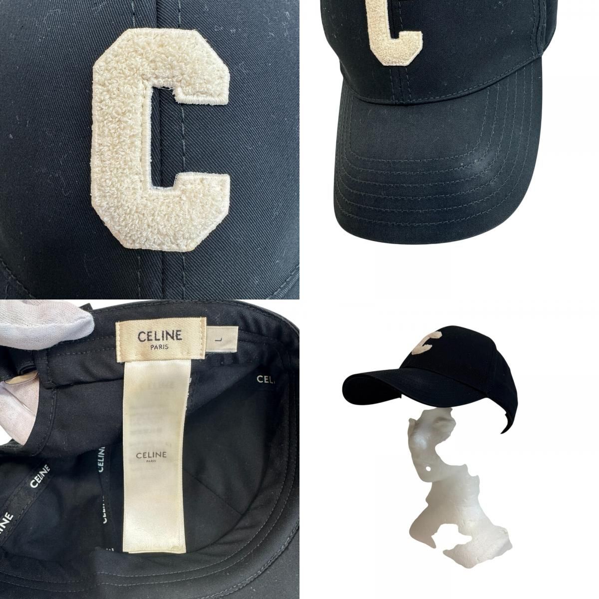 Celine C Logo Initial Base Ball Cap — view 8