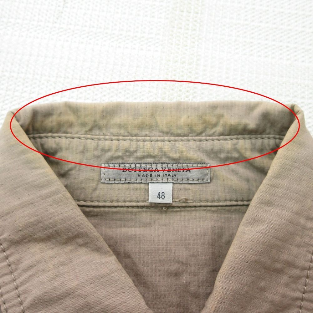 Bottega Veneta Military Shirt Jacket Long Sleeve Cotton 48 — view 9