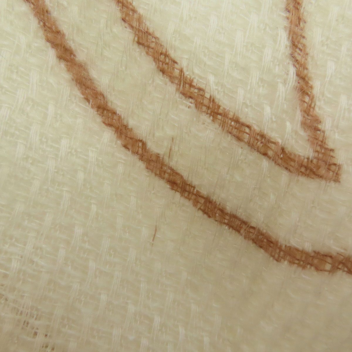 Chanel CC Logo Shawl Wool Yellow Beige — view 8