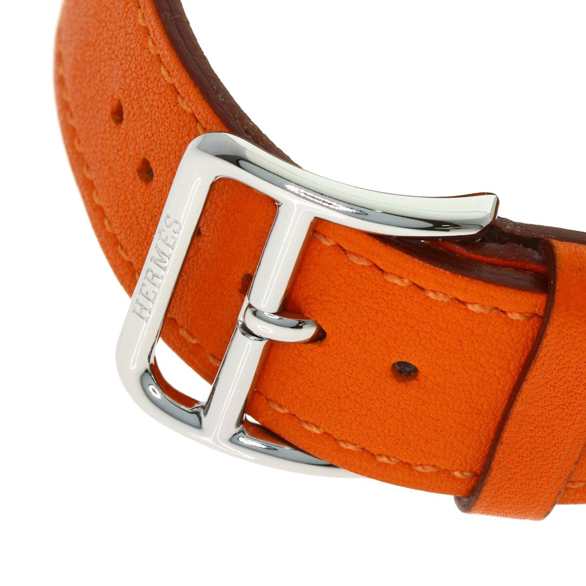 Hermes Watch SS Leather — view 8