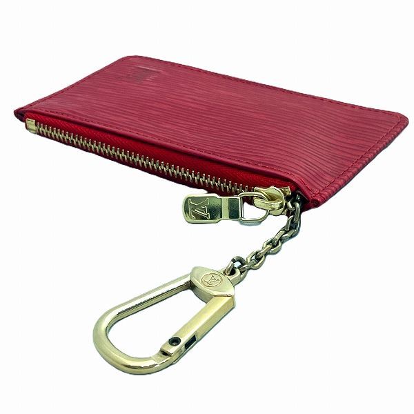 Louis Vuitton Epi Pochette Cles Coin Case Castilian Red