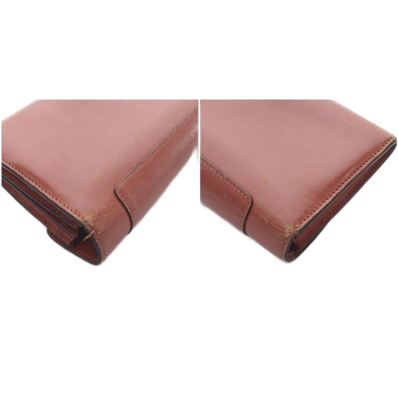 Bvlgari Serpenti Forever Wallet Bifold Logo Snake Leather Terracotta — view 8