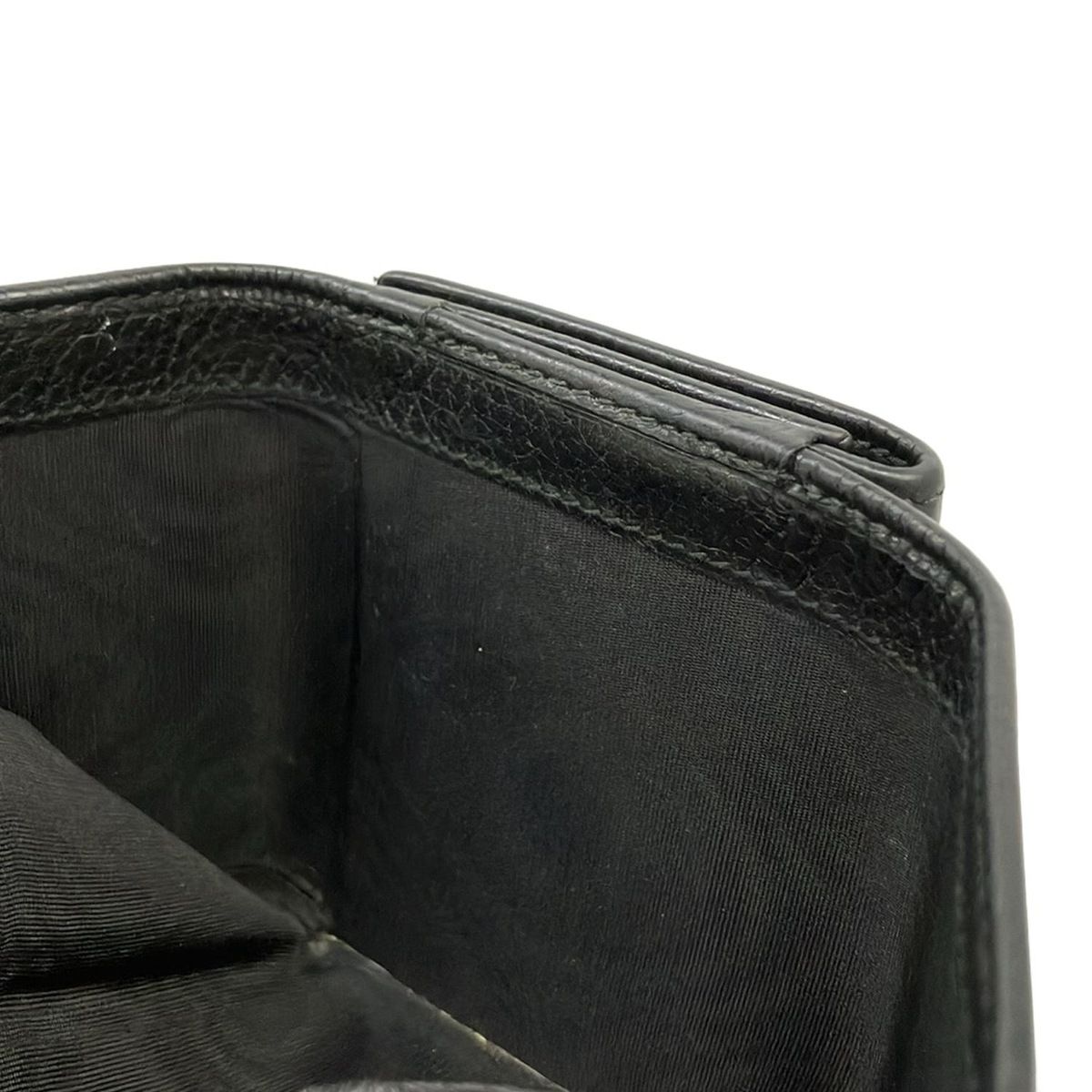 Gucci Hook Wallet GG Marmont Black Leather — view 6