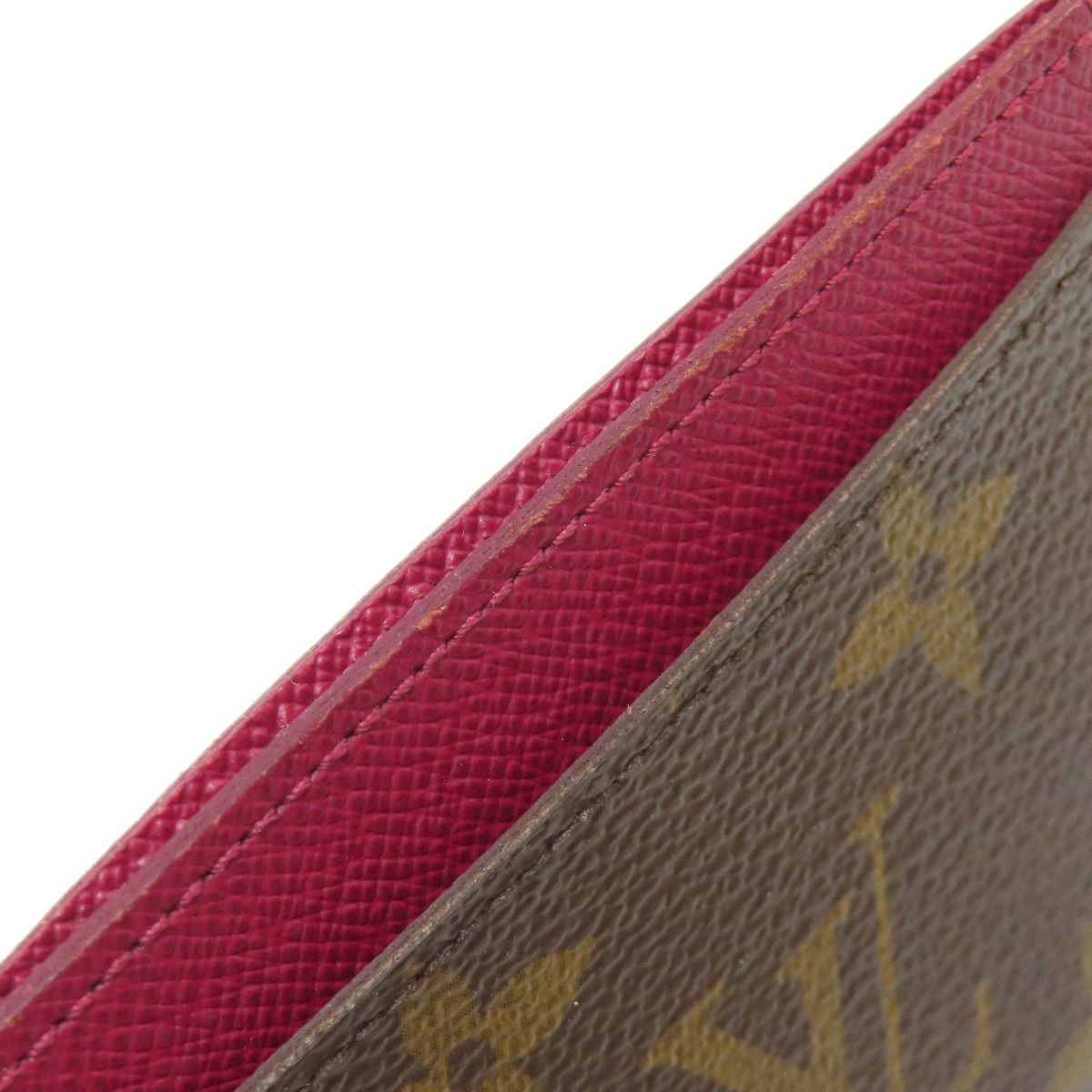 Louis Vuitton Card Holder Sample Case Monogram Canvas X Fuchsia Brown — view 9