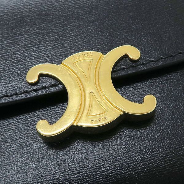 Celine Small Flap Wallet Triomphe Shiny — view 9