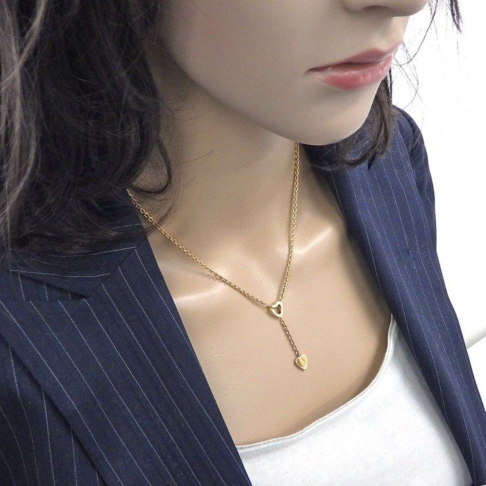 Cartier Necklace Monam le Swing Drop Heart 18K Pink Gold — view 8