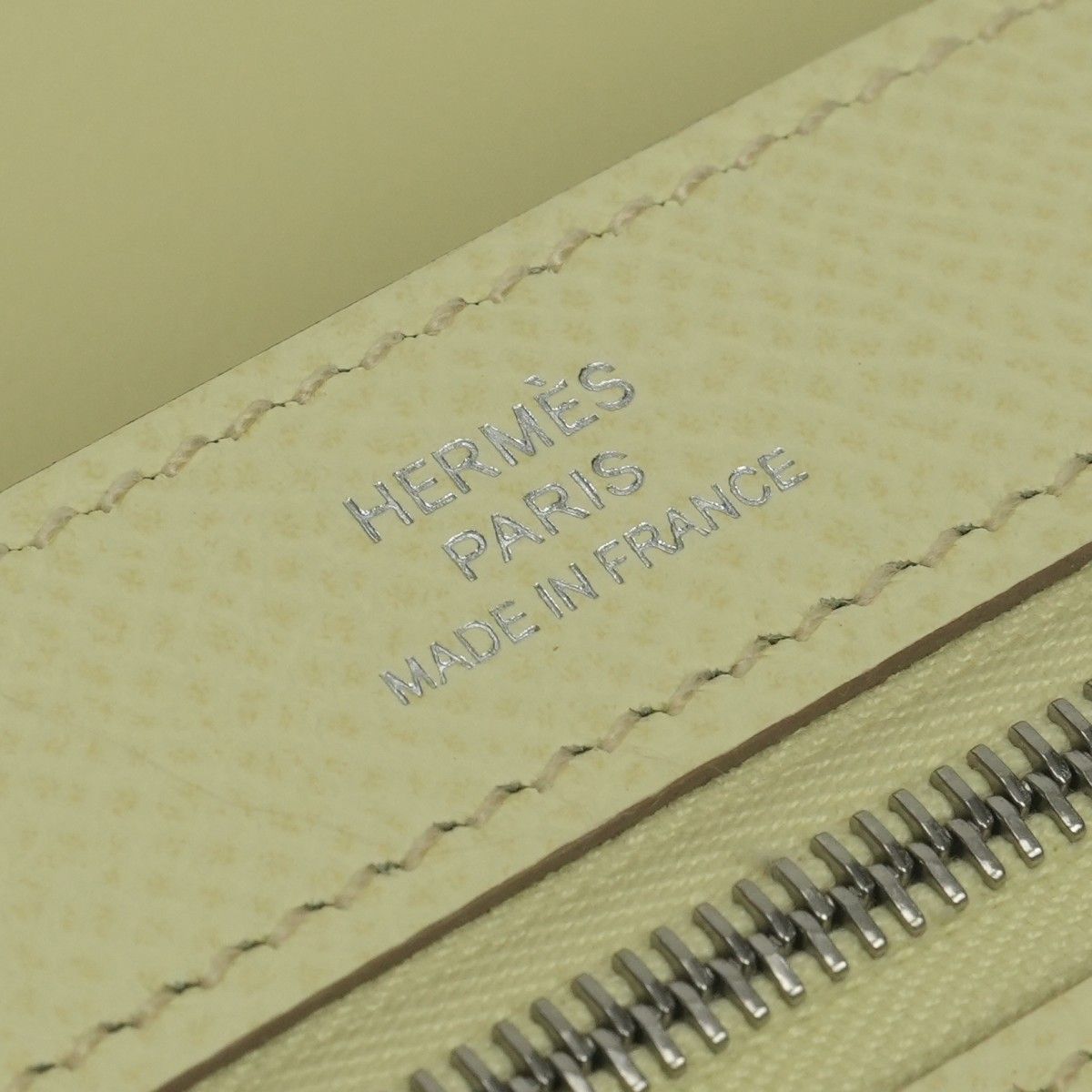 Hermes New Passant Wallet Epsom Jaune Milton Yellow — view 9