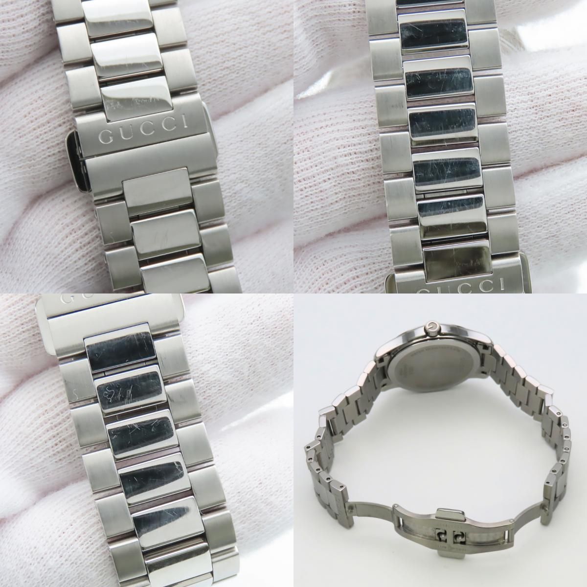 Gucci Watch Timeless 126.4 Stainless Steel Silver Dial Diamante — view 8
