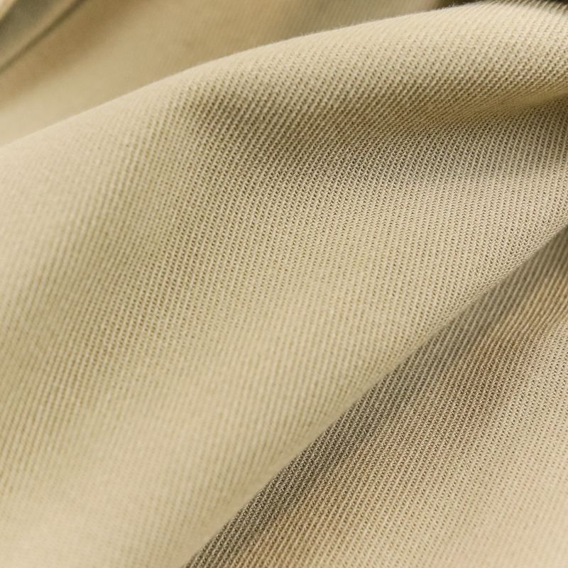 Loewe Cotton Twill Shirt Dress 36 Beige