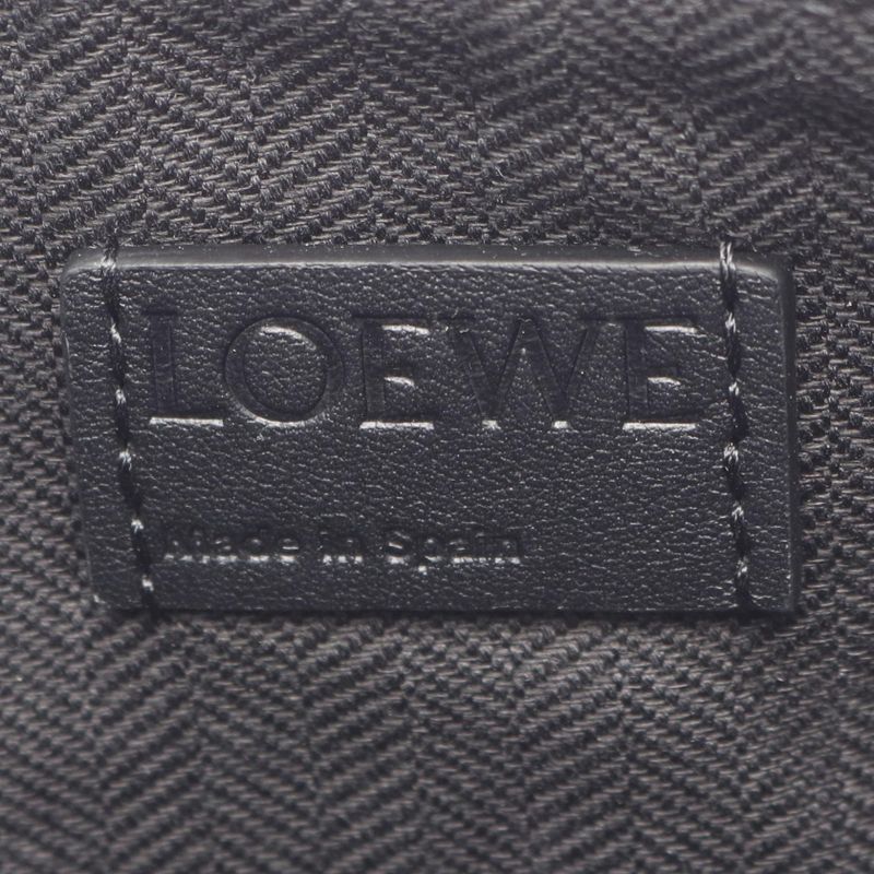 Loewe Shoulder Bag Hammock Hobo Mini Black Leather
