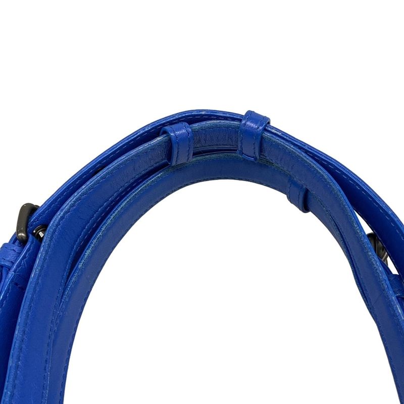 Bottega Veneta Tote Capri Blue Leather