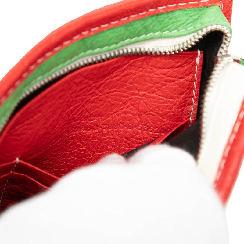 Balenciaga Bazaar Pochette Multicolor Leather Shoulder Bag