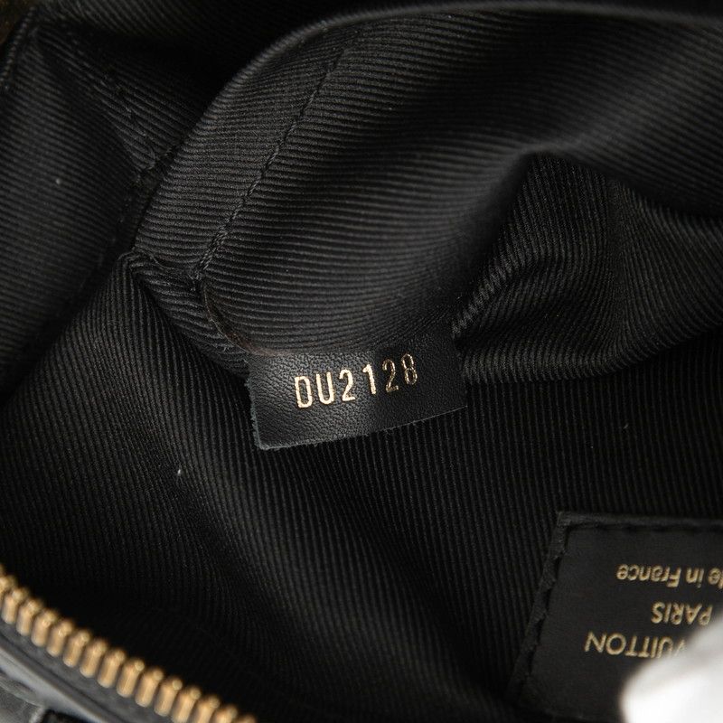 Louis Vuitton Monogram Saintonge 2-Way Shoulder Bag Noir Black Brown