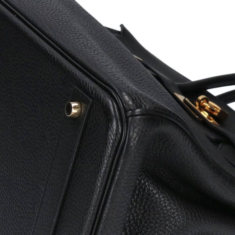 Hermes Birkin 40 le Tourne Togo Leather Handbag 40 Black