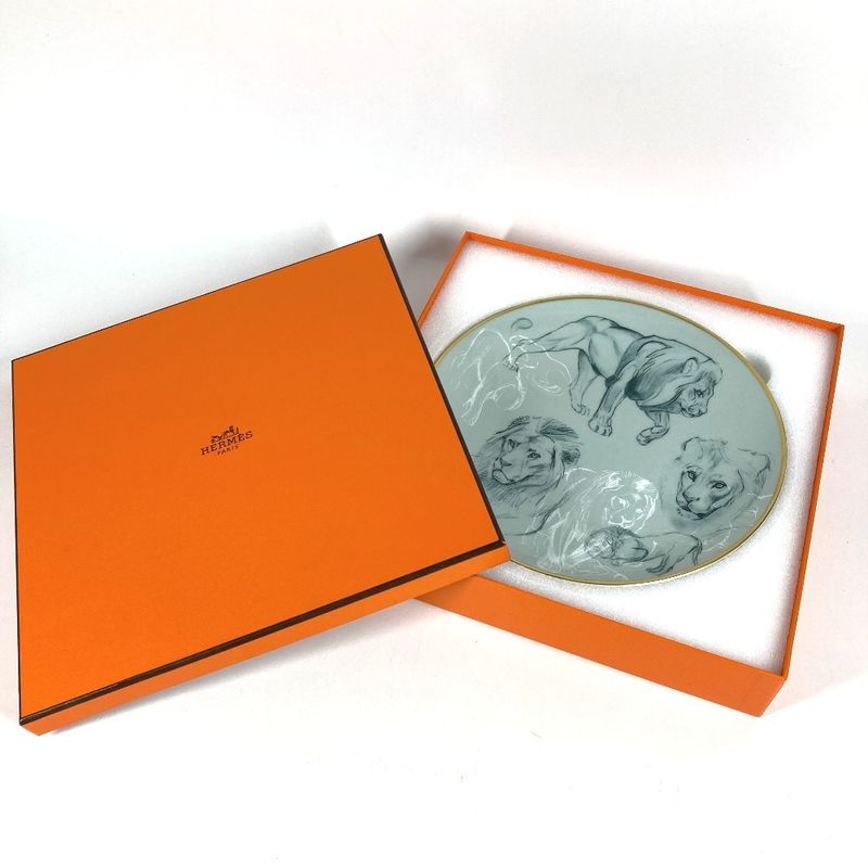Hermes Plate Equator Sketch Ceramic Green Shoulder Bag