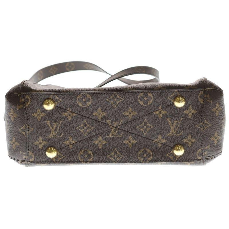 Louis Vuitton Monogram Montaigne BB 2-Way Shoulder Bag Brown Leather