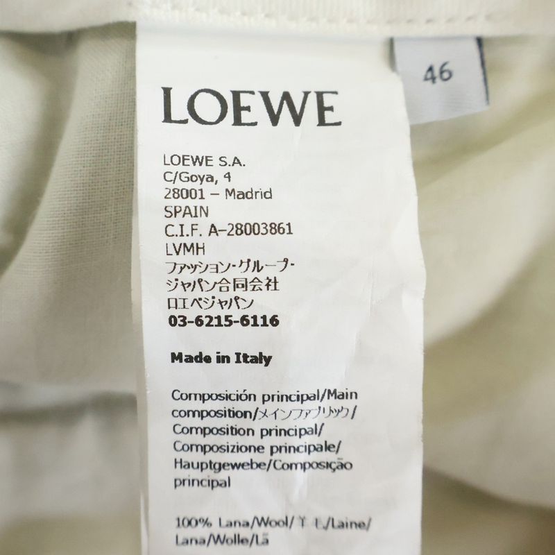 Loewe Striped Pants Gray