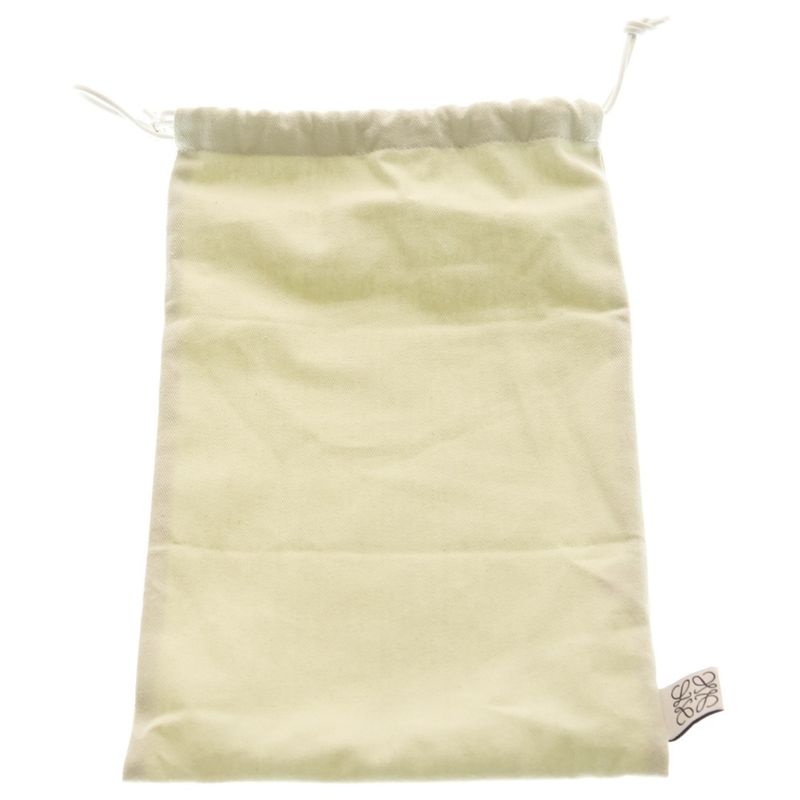 Loewe Dice Pocket Anagram Logo Shoulder Leather Gold Green